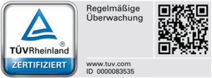 TÜV Rheinland Zertifikat 2022